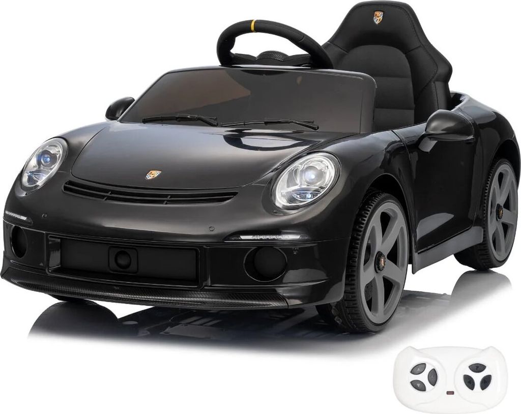 Kinder Elektro Auto RUF GT - 12V - 1 bis 5 Jahre - mit Fernbedienung - Schwarz