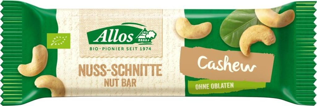 Allos Nuss-Schnitte Cashew 30g Produktbild 
