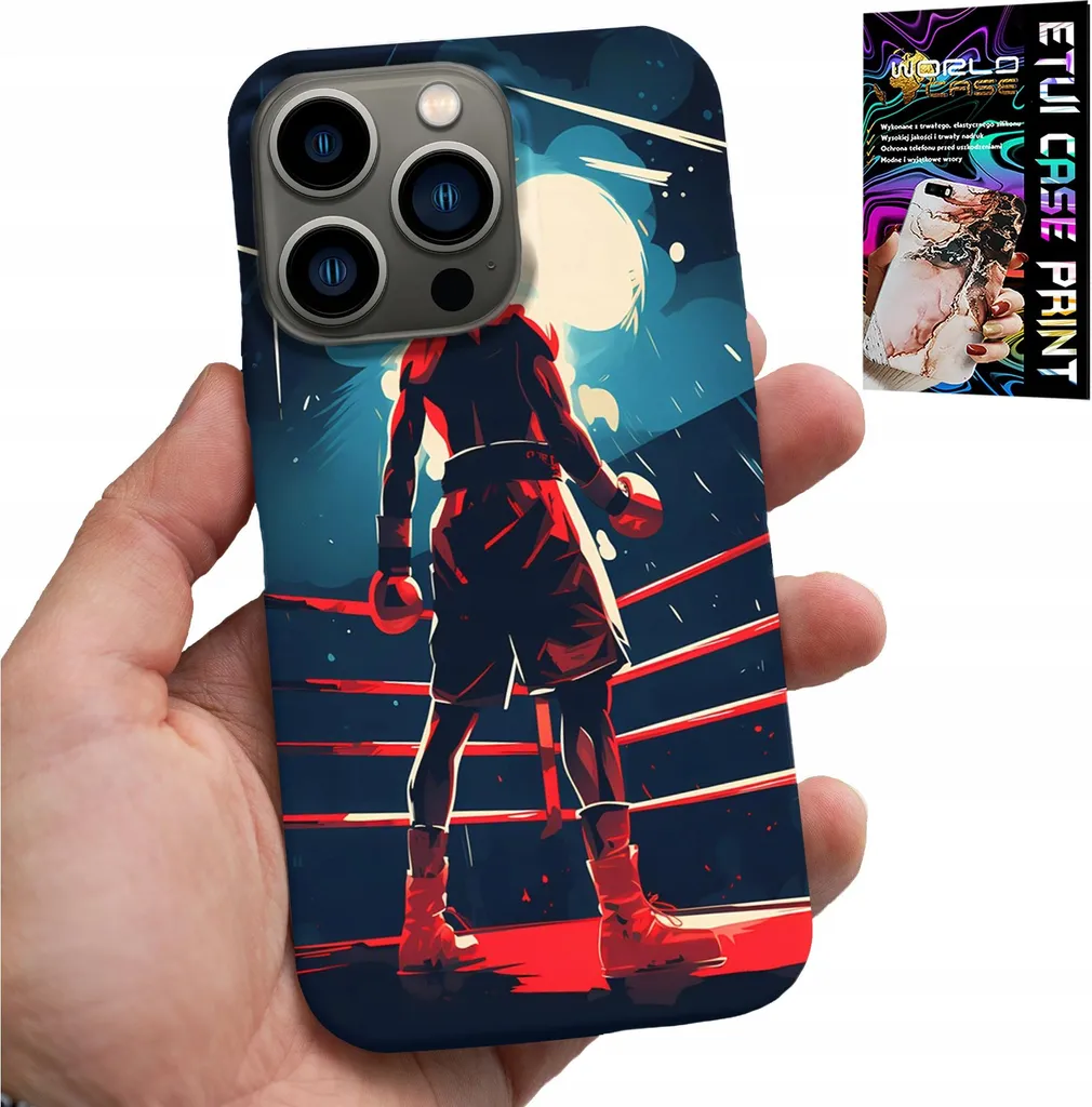 Offerta Custodia iPhone 14 Pro Max + Vetro Gratis - Tema Boxe