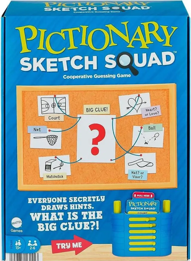 Jeu d'Ambiance Familial Pictionary Sketch Squad pour Soirées et Fêtes