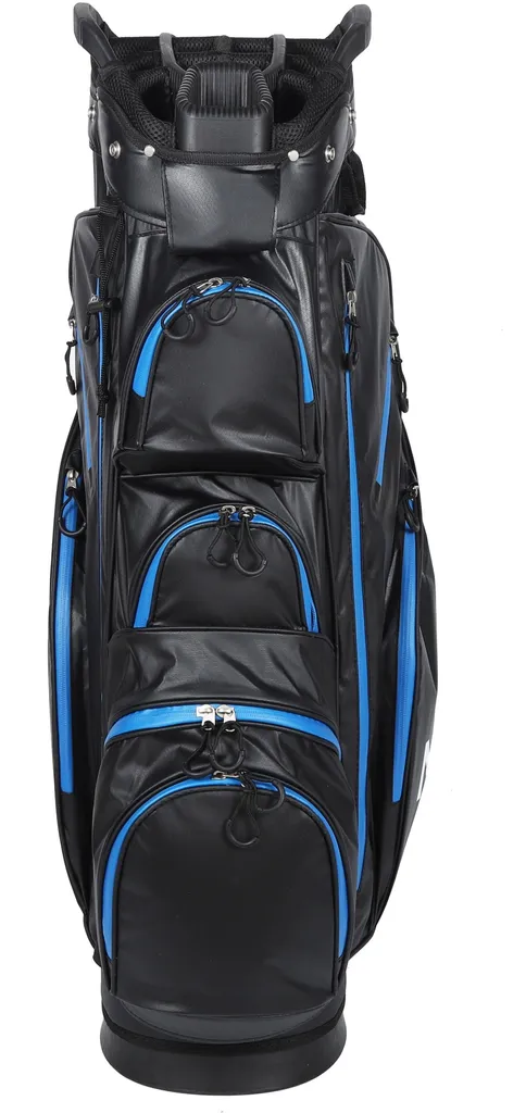 MK Golf Solid Tour Trolleybag Bleu - Sac de golf chariot imperméable - 2