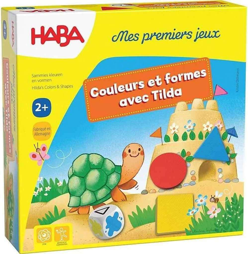 Haba Lernspiel Farben und Formen mit Tilda - Holzspiel für Kinder