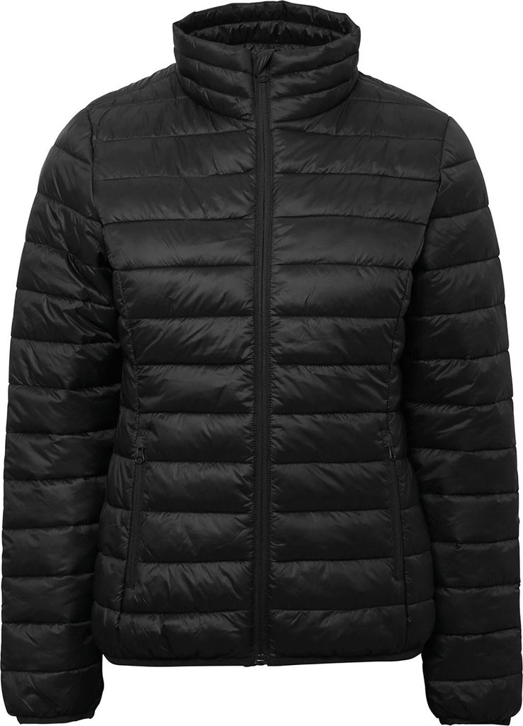 2786 Damen Steppjacke RW6283 (M) (Schwarz)