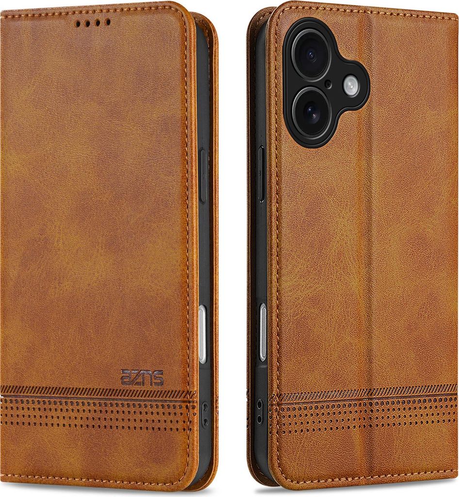 Leder Hülle für iPhone 17, Klapphüllen Brieftasche Produktbild 
