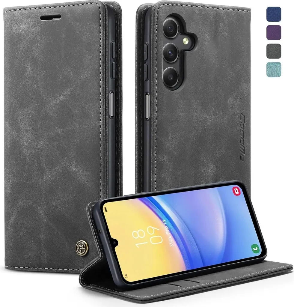 Recensione Cover Samsung Galaxy A15 5G Pelle Flip Grigio Premium