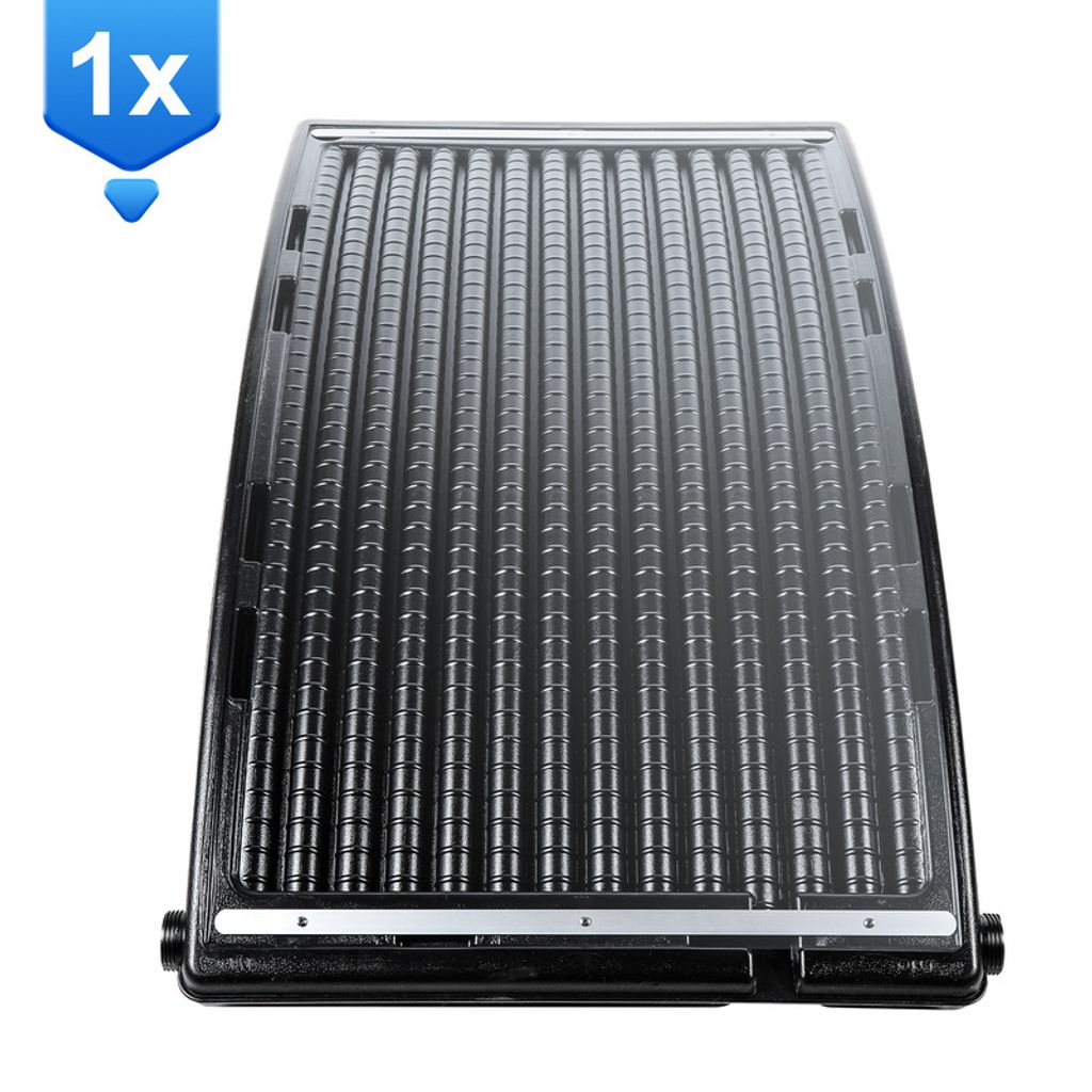 solarheizung Schlauchanschluss mit 38 mm Durchmesser Fassungsvermögen bis zu 15 Liter Solar Poolheizung 1 Stück 110x69x14cm