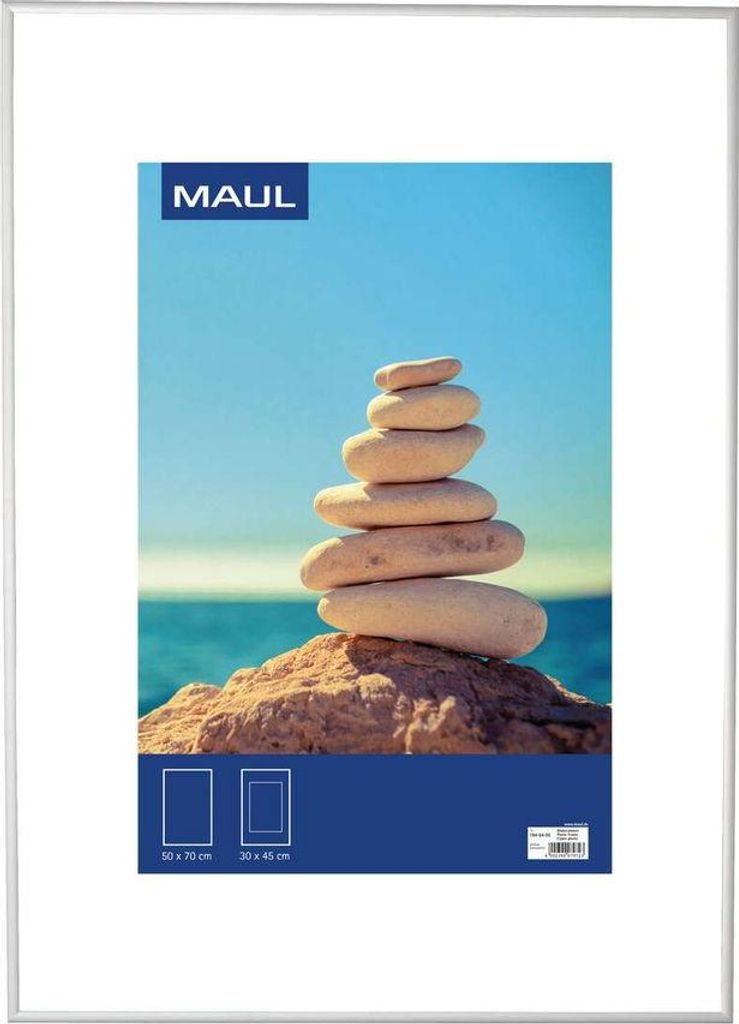 MAUL Bilderrahmen MAULdesign Aluminium 50 x 70 cm, ca. B2 silber
