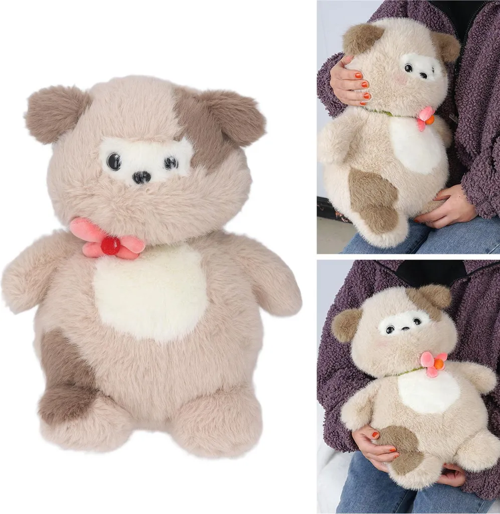 Peluche chien agréable au toucher et chiot mignon pour chambre enfant