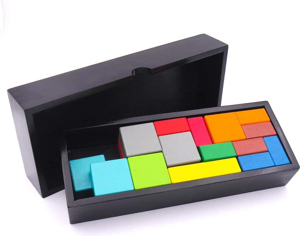 IQ FIT RECHTECK - tolles, buntes 3D-Puzzle