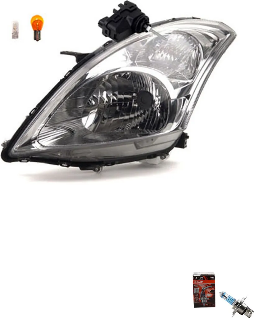Kit Faro Sinistro Suzuki Swift MZ + Osram Night Breaker Laser Johns