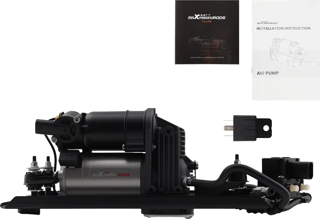 Compresseur de Suspension E61 avec Support et Bloc de Soupapes BMW