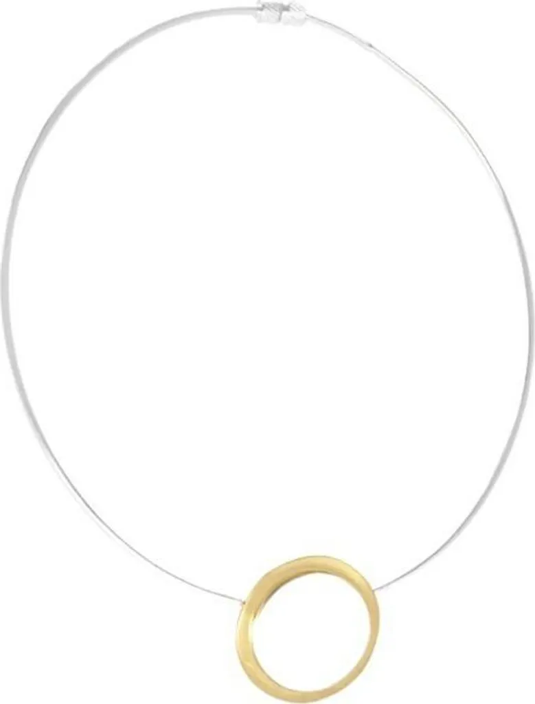Collier femme ras de cou orné de cristaux de zircone cubique blancs