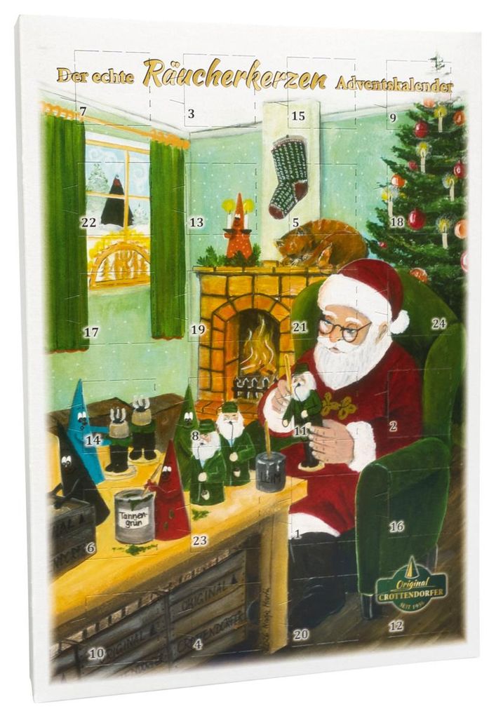 Calendrier de l'Avent avec bougies parfumées, format A4 Image du produit 