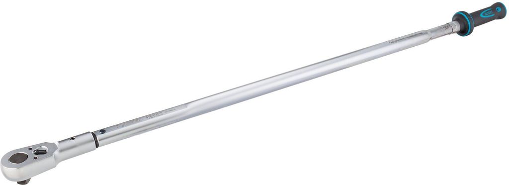 Hazet Drehmomentschlüssel, US-STANDARD 162.7 - 813.5 Nm, lbf: 120 - 600 lbf.ft Genauigkeit: 3%, 3/4 (20 mm) Vierkant massiv, Länge 1284 mm