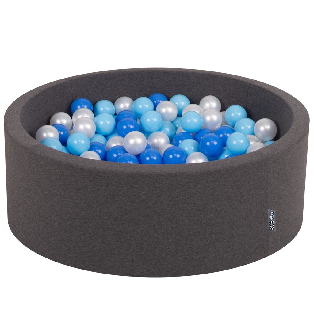 KiddyMoon 90x30cm/200 míčků ∅ 7cm Kulatý Suchý Bazén s Obrázek produktu 
