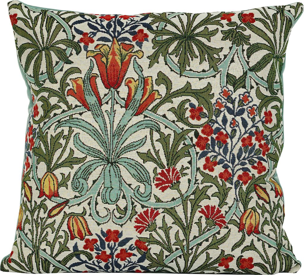 Gobelin Dekorativer Kissenbezug für Sofa Schlafzimmer Wohnzimmer, TULPE, 40x40 cm