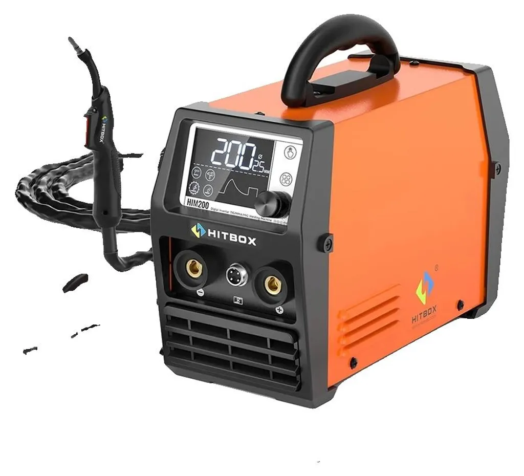 Poste à souder MIG HIM200 4-en-1 avec Écran LED Intelligent de Précision