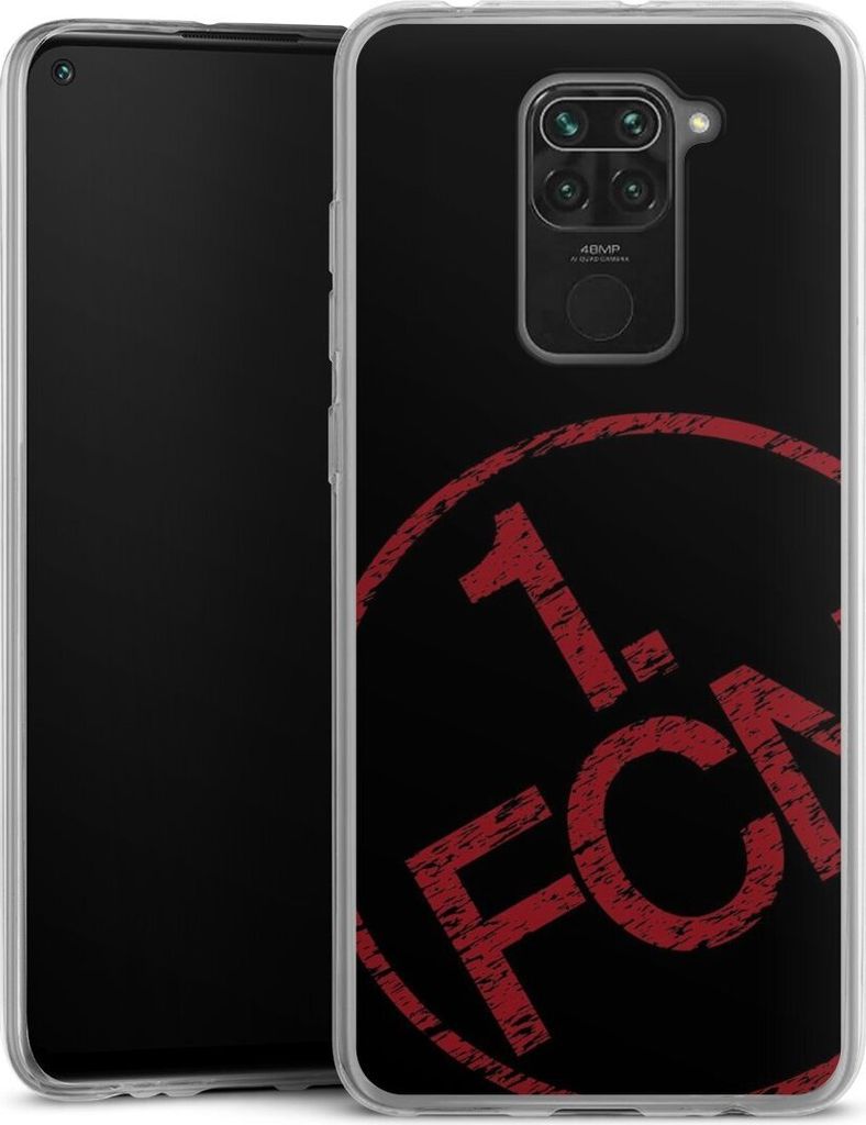DeinDesign Slim Hülle für Xiaomi Redmi Note 9 Silikon Case Ultra Dünn Handyhülle 1. FCN Fanartikel Textur