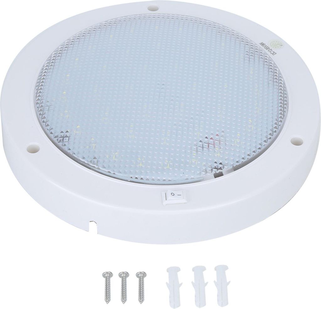 42LEDS 12V 9W 840LM hohe Helligkeit rund Deckenleuchte für Autoboot hausgemacht Weiß