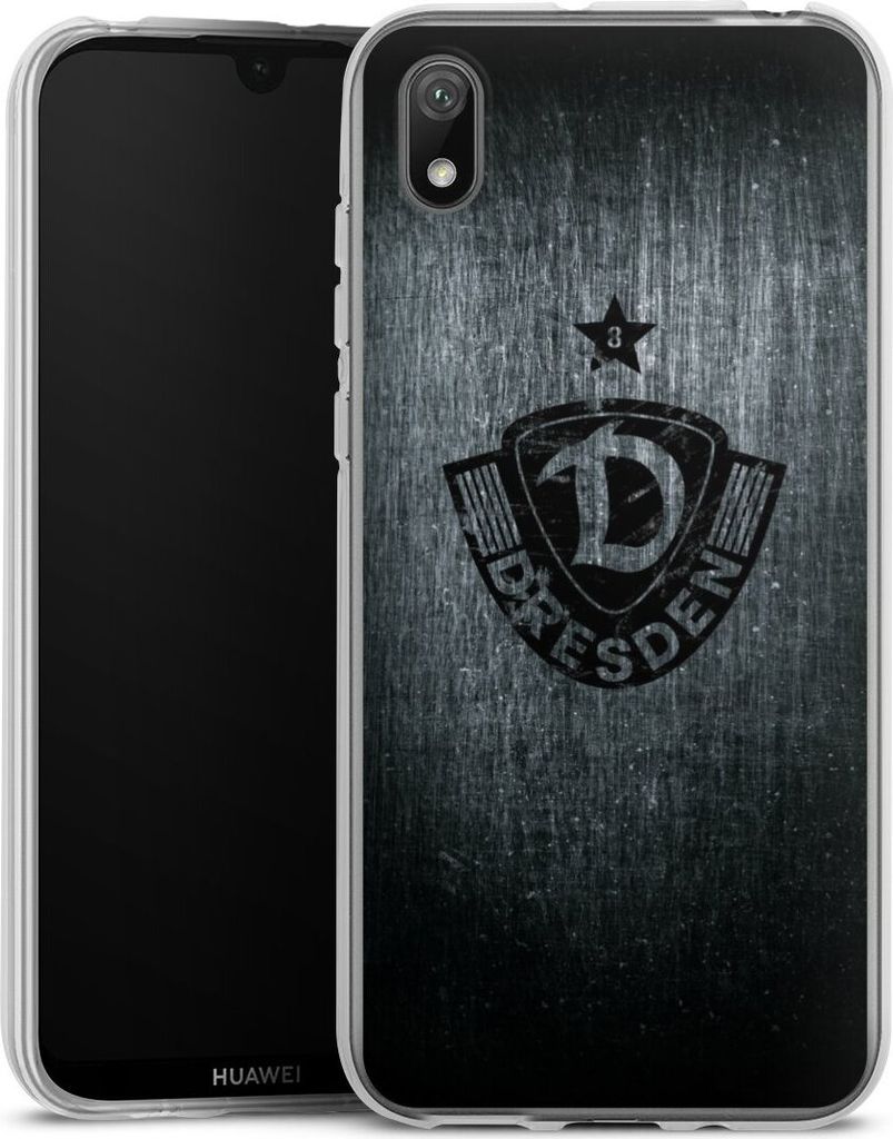 DeinDesign Handyhülle für Huawei Y5 (2019) Silikon Hülle Case Smartphone Schutzhülle Offizielles Lizenzprodukt SG Dynamo Dresden Vintage