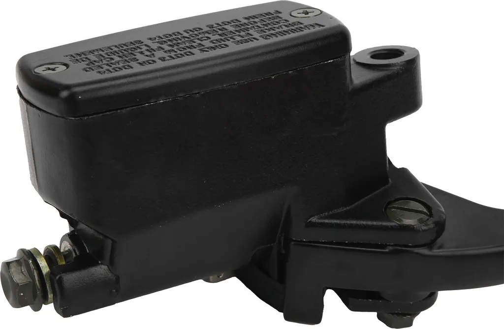 Maître-cylindre de frein hydraulique noir pour guidon moto 1 pouce