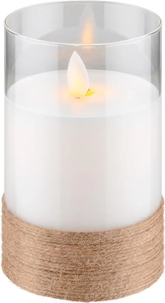 Goobay 77773: 3 Candele LED Vetro e Vera Cera - Risparmio e Durata - 8