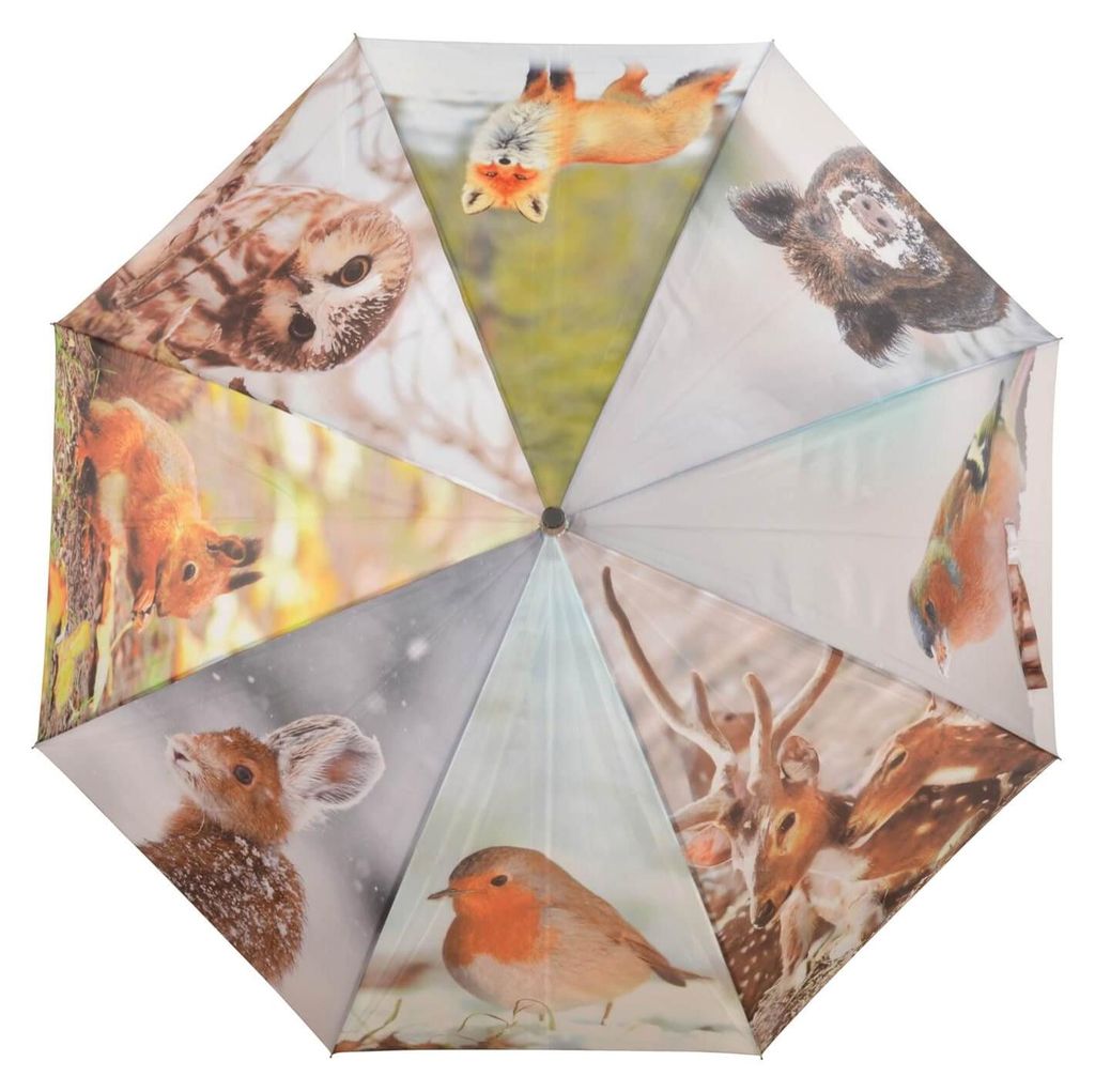 Regenschirm-Winter-Motive-automatik