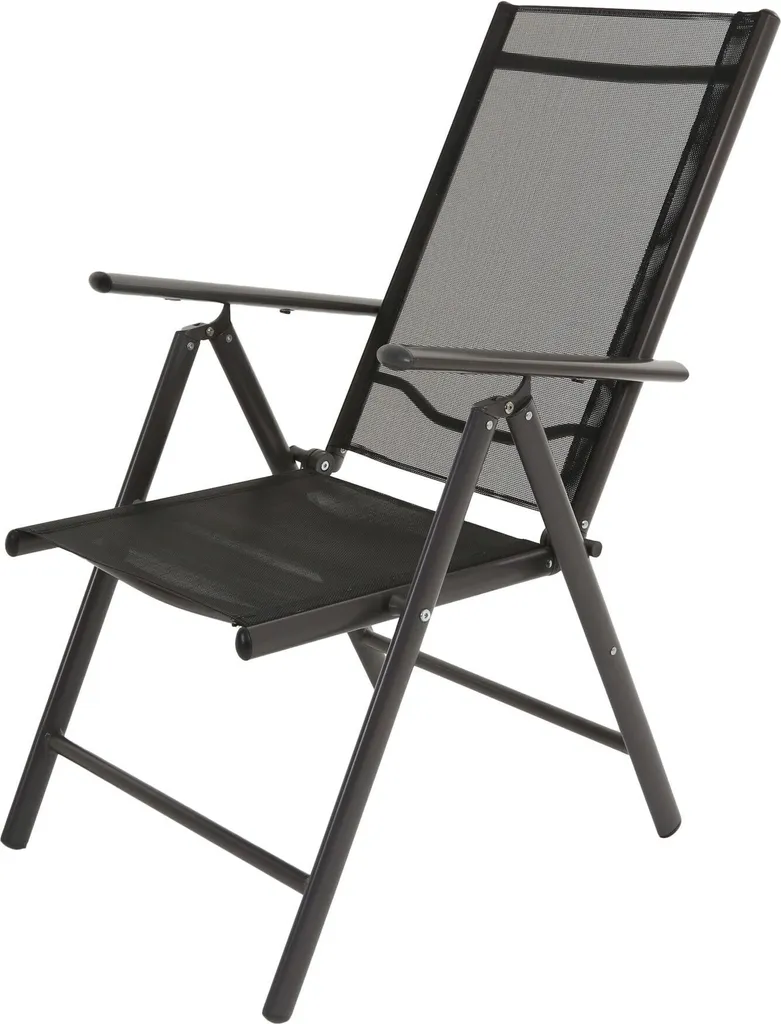 Chaise pliante de jardin et randonnée Regatta Varna noire RG7690