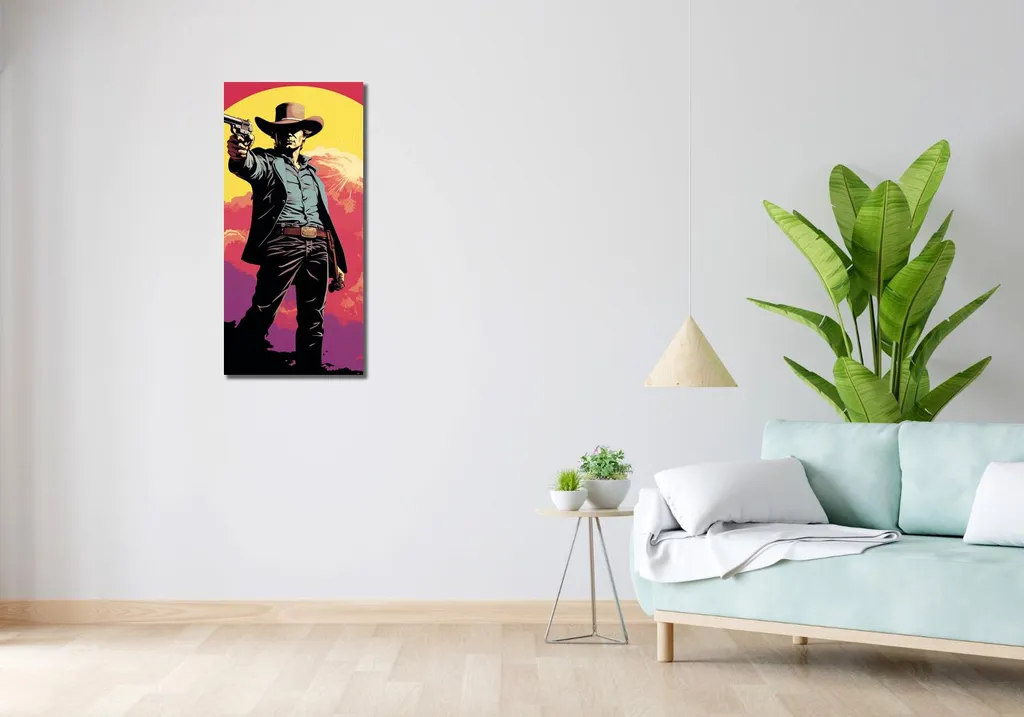 Quadro 40x90 cm Arciere dell'epoca - 2