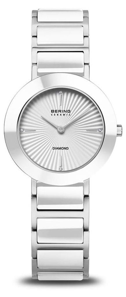 Bering Damenuhr Ceramic weiß 11429-753