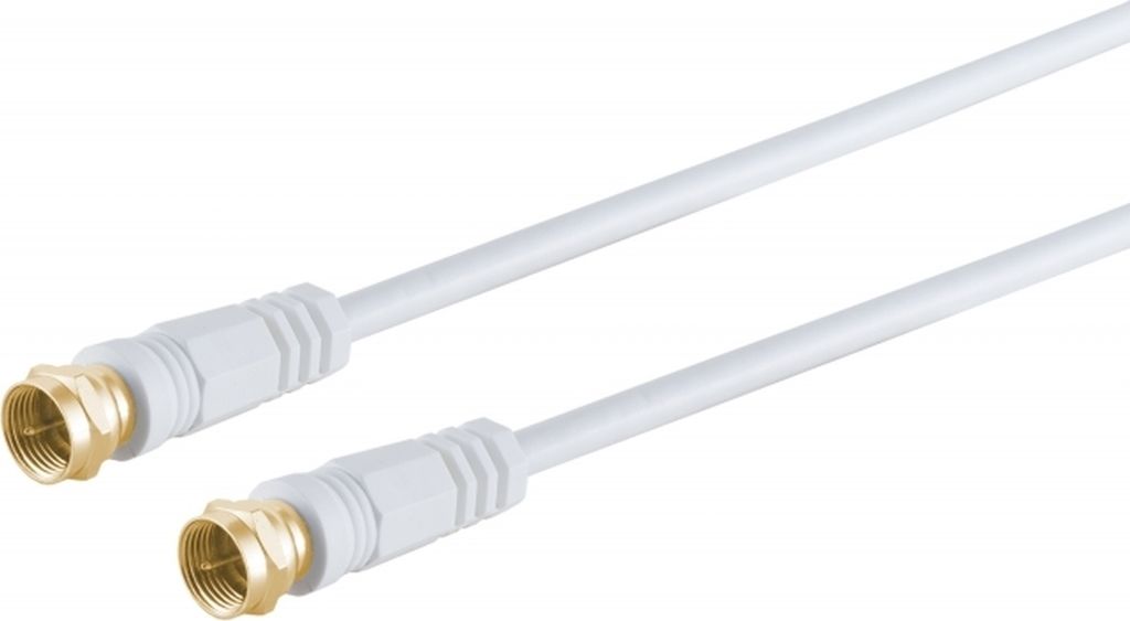 sky vision Basic, SAT-Anschlusskabel mit F-Stecker, Koaxialeitung, 100 dB, 1,5 m