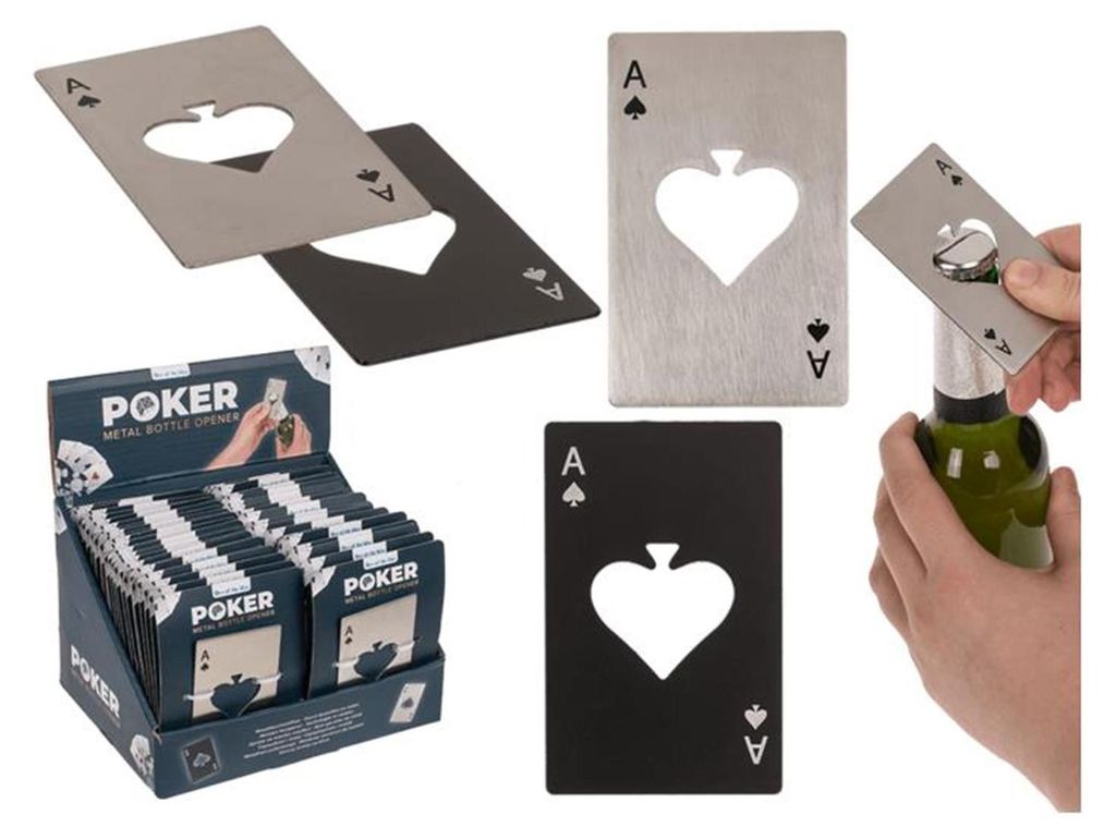Apribottiglie in metallo - Nero AS Spades Immagine del prodotto 