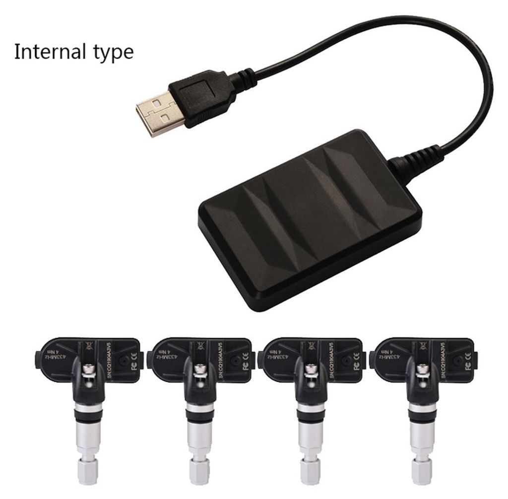 USB-Reifendrucküberwachung für Android-Navigation, Überwachungsalarmsystem/drahtloses digitales Übertragungstool mit Sensor