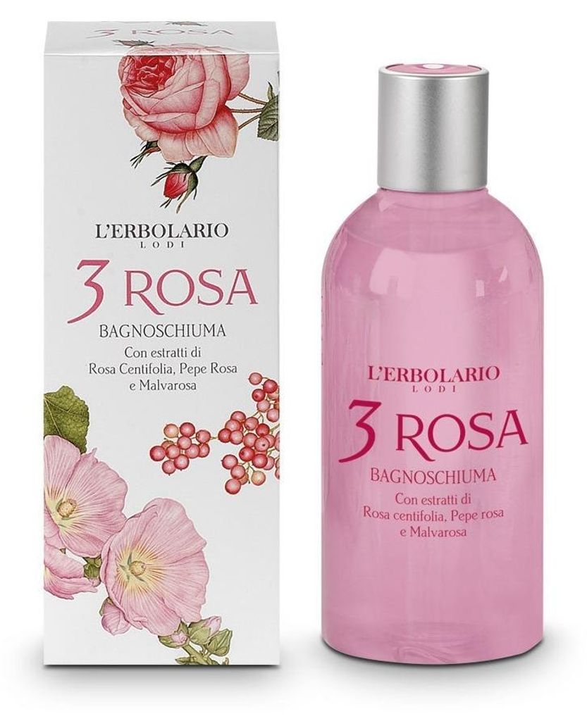 L'Erbolario 3 ROSA Bad & Duschgel