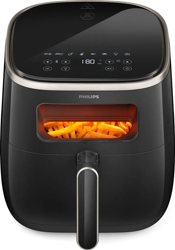 Airfryer Philips HD9257/80 Fenêtre de Cuisson et 13 Fonctions en 1