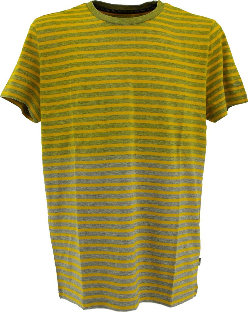 28090 Camel Active, , kurzarm Shirt T-Shirt, Jersey, gelb grau, 3XL