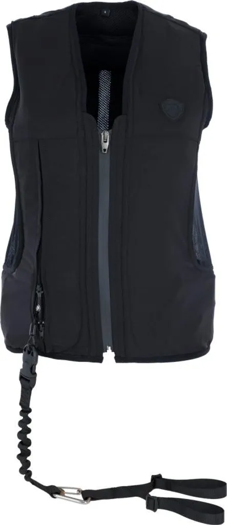 Gilet airbag Manege Noir S Covalliero avec Système Déclenchement Rapide