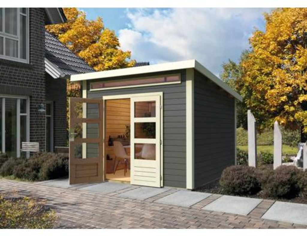 Gartenhaus Karibu Skandi 6 305 x 303 cm terragrau