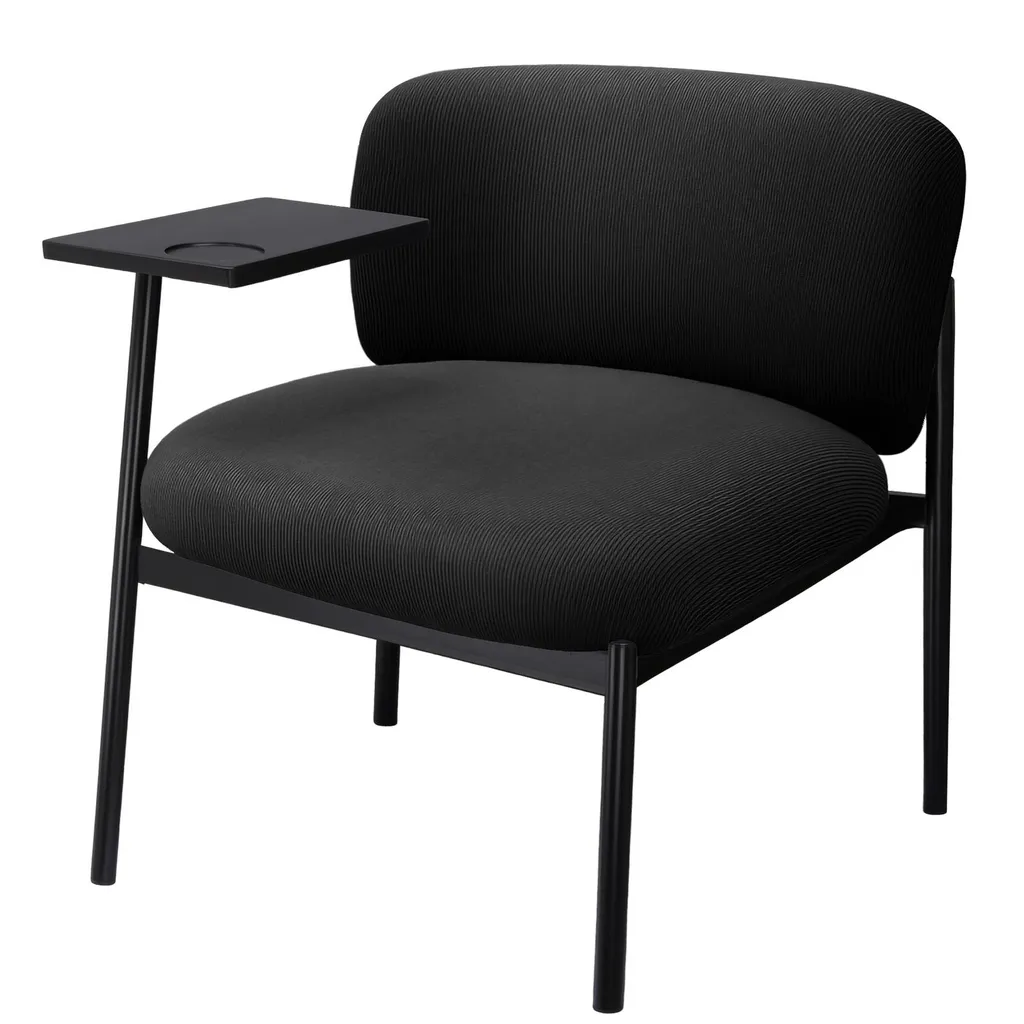 Canapé Individuel Ergonomique Noir pour Soulager le Mal de Dos