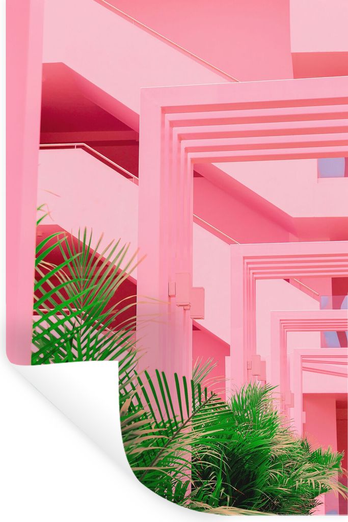 MuchoWow Wandtattoo Wandsticker Wandaufkleber Sommer - Pflanzen - Garten 20x30 cm Selbstklebend und Repositionierbar - Sticker - Dekorfolie