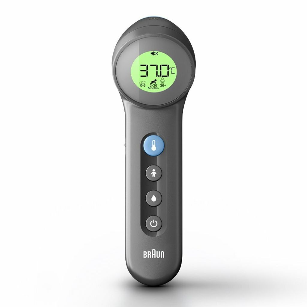 Thermomètre frontal Braun BNT400 Noir sans contact Age Image du produit 