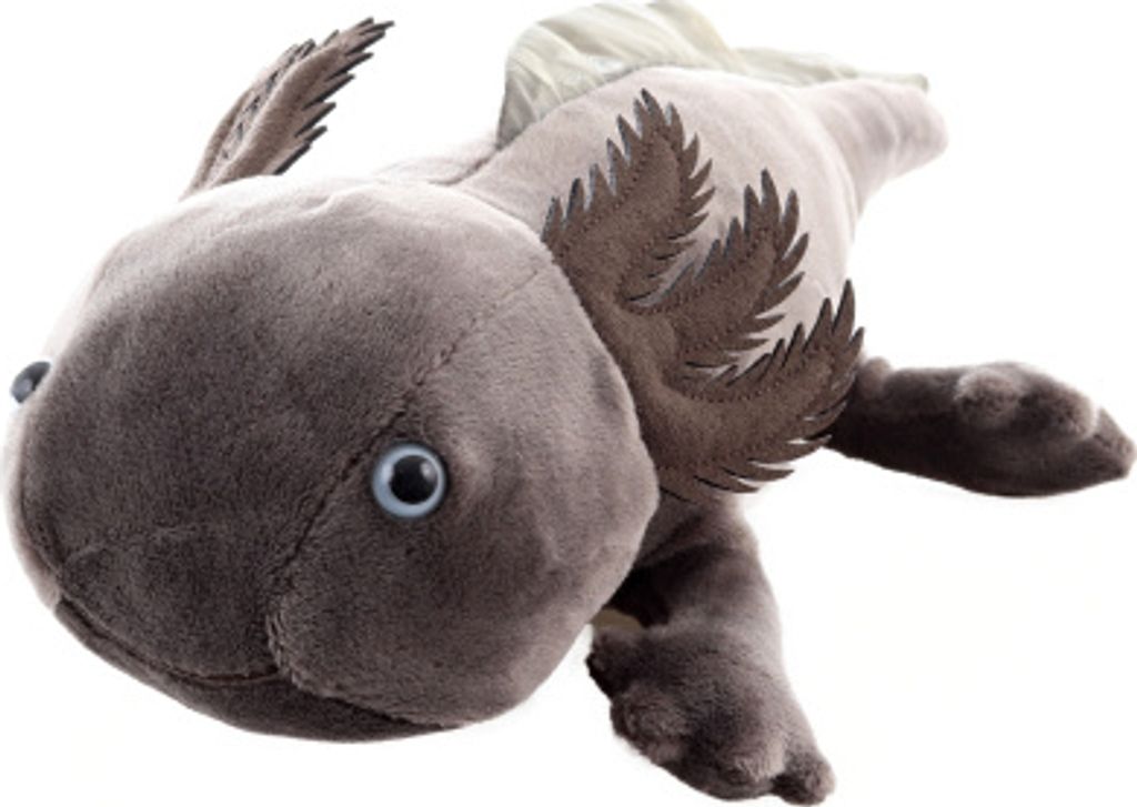 Peluche Axolotl gris 32 cm ECO-FRIENDLY Image du produit 