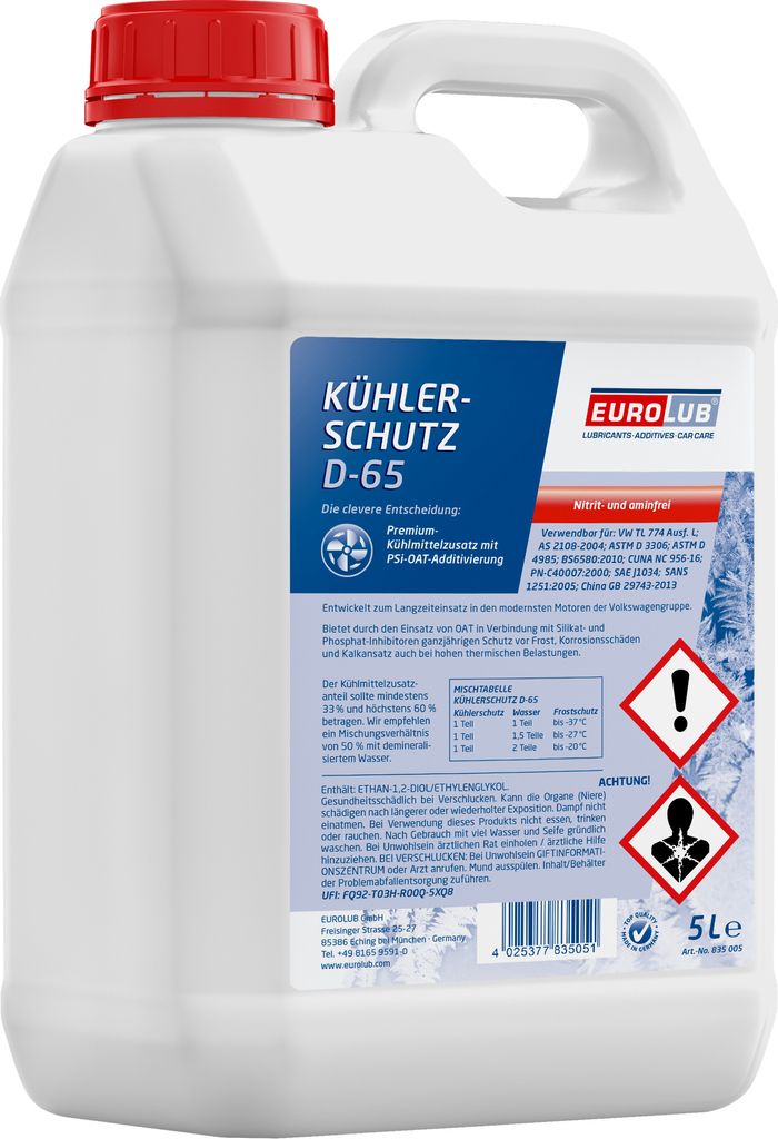 Kühlerschutz D-65 - 5 L