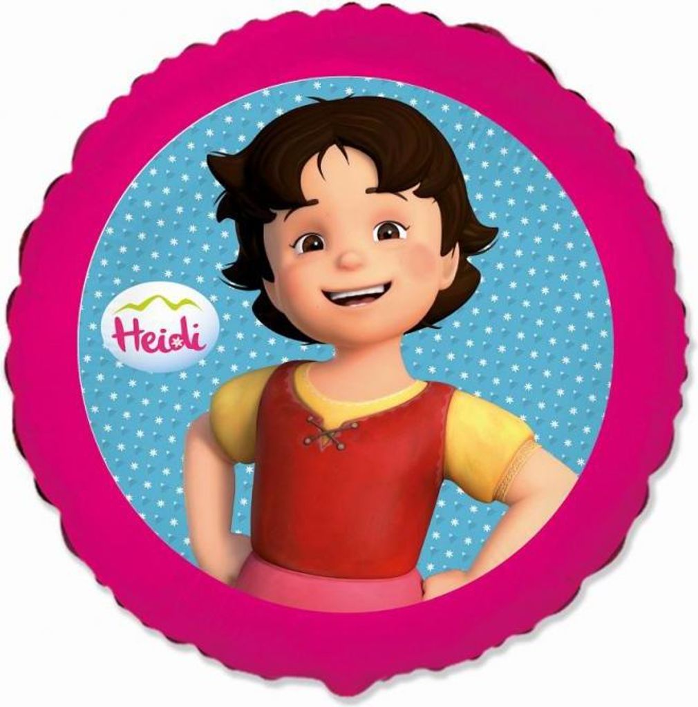 Heidi runder Folienballon, 46 cm, 18" Produktbild 