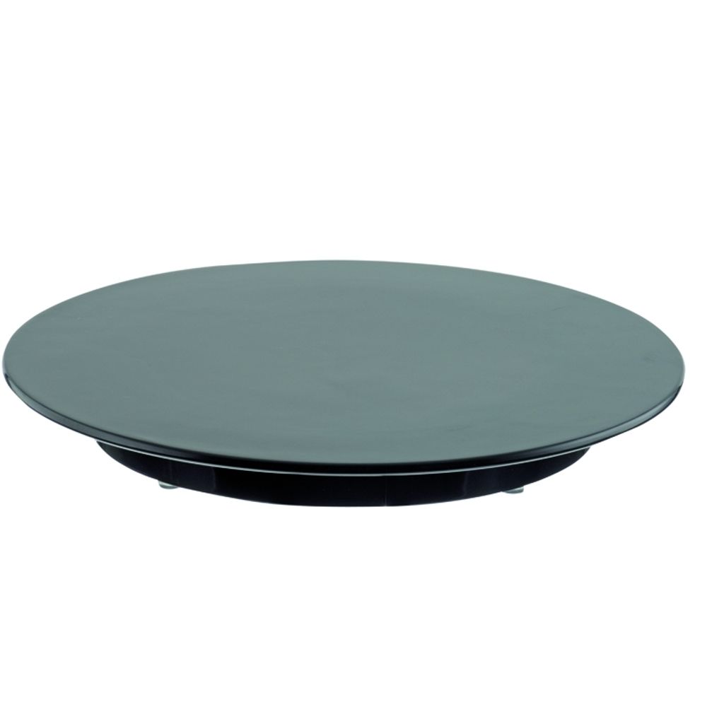 Tortenplatten Melamin schwarz stabile Ausführung