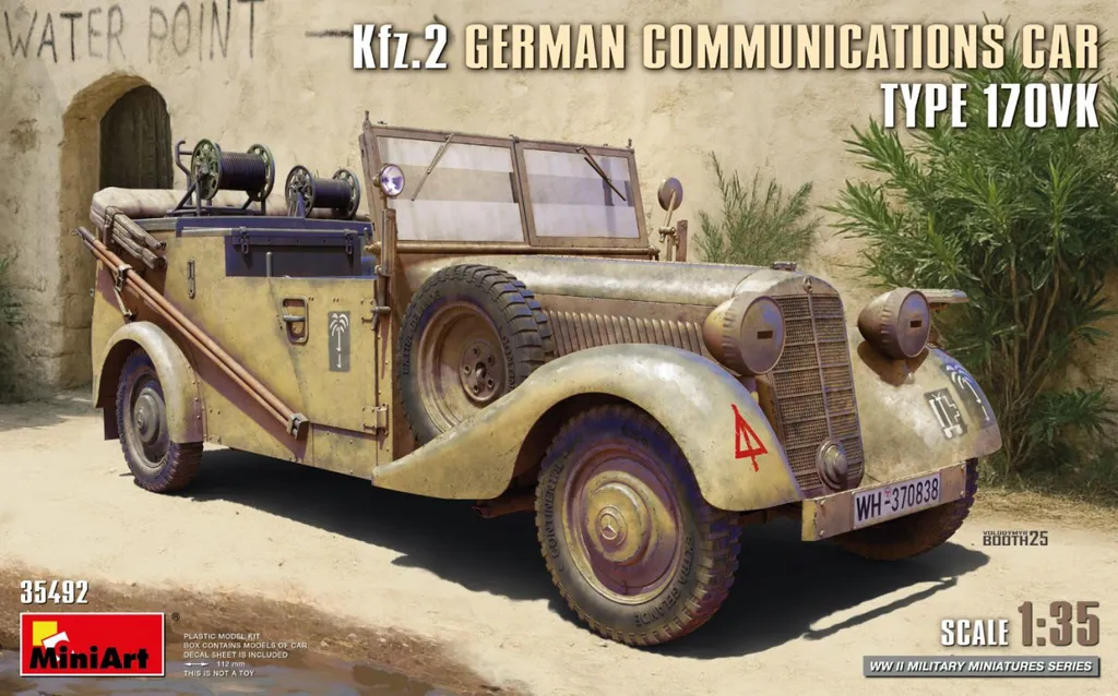 Kfz.2 Type 170VK 1:35 avec Équipement Radio et Détails Haute Précision