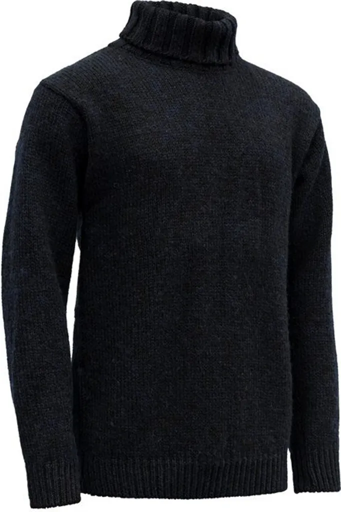 Pull de Randonnée Devold Nansen High Neck - Vêtement Chaud de Ski Navy S