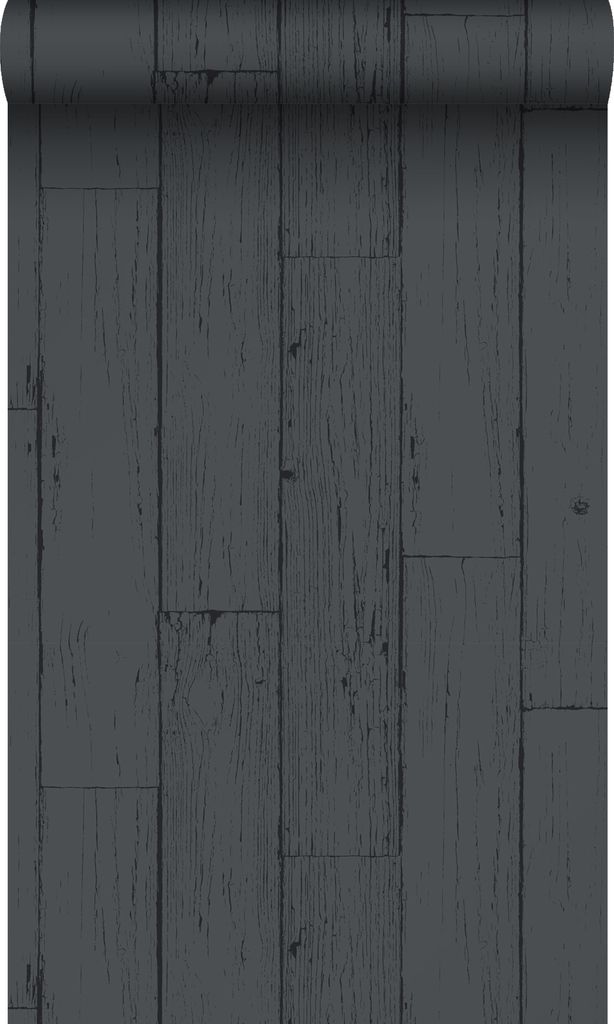 Origin Wallcoverings Tapete Holz-optik Antrazitgrau 53 cm x 10.05 m