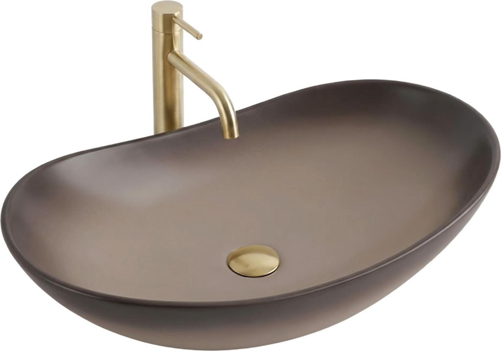 Lavabo Da Appoggio Rea Royal Ombre Beige Immagine del prodotto 
