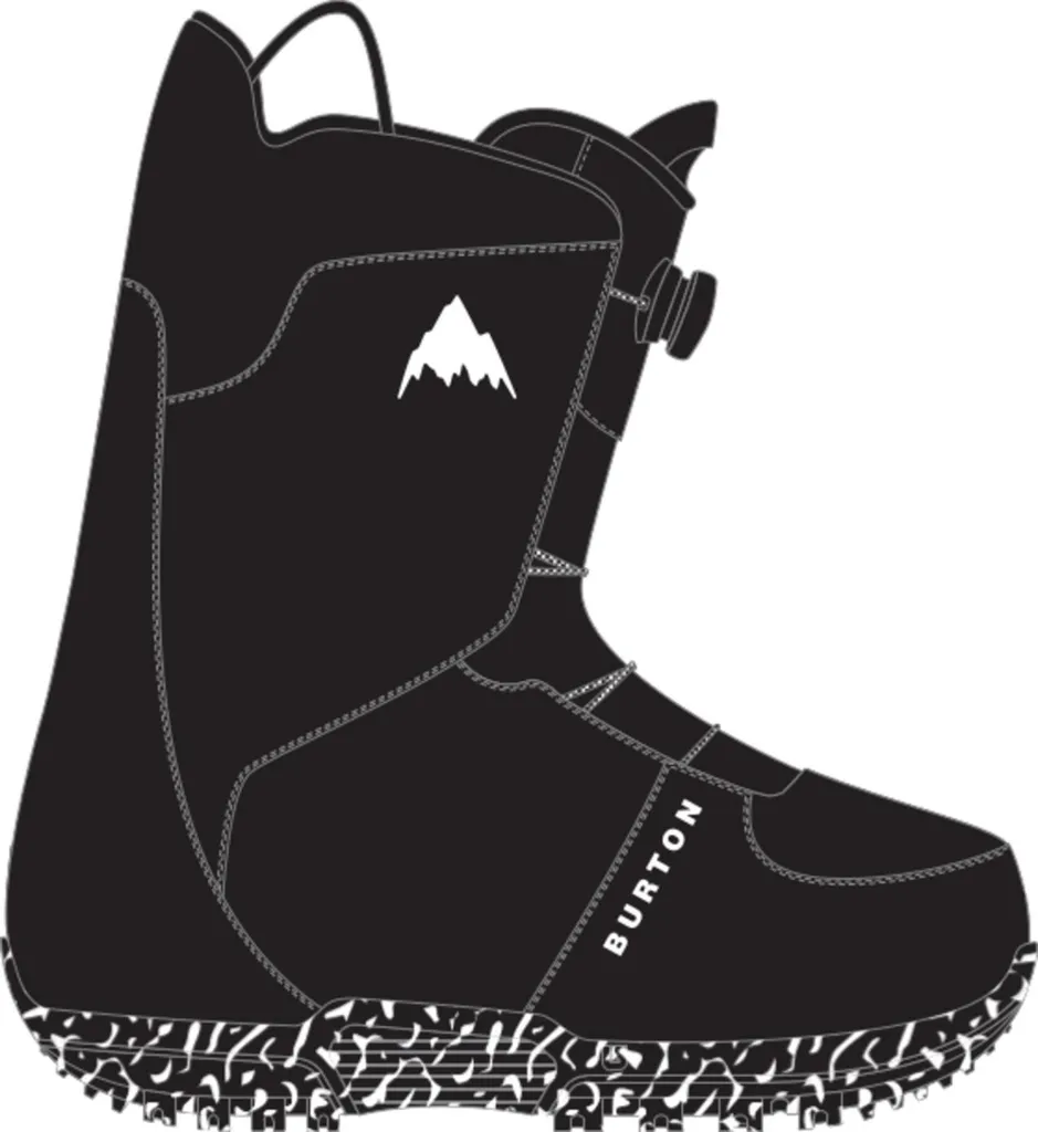 botte de snowboard burton Men's Highshot X Pro Step On Boots 2026 Black 11 tune the fit and feel to match the day Women's Snowboard Boots | Burton